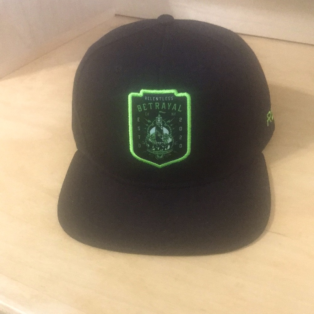 Flatbill “snapback” style Relentless betrayal tattoo inspired, lighthouse hat